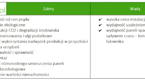 Fotowoltaika 2026: Wady, zalety, koszty. Czy warto inwestować?
